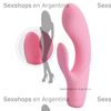 Estimulador flexible de punto G y clitoris con carga USB